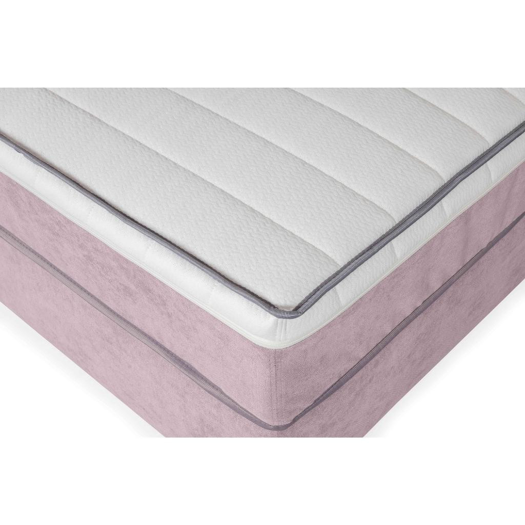 Bed with mattress Vento | Pink