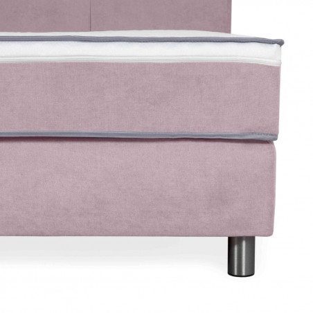 Bed with mattress Vento | Pink