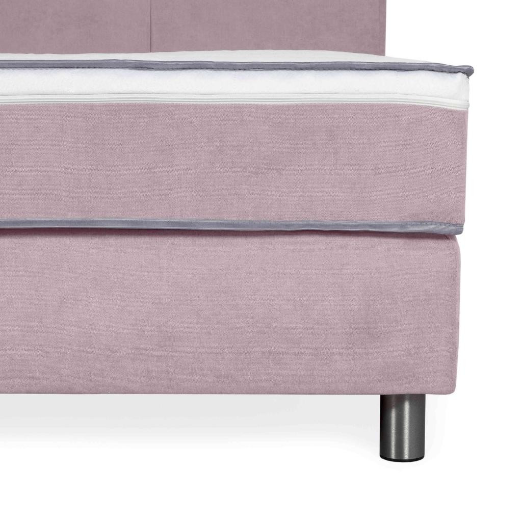 Bed with mattress Vento | Pink