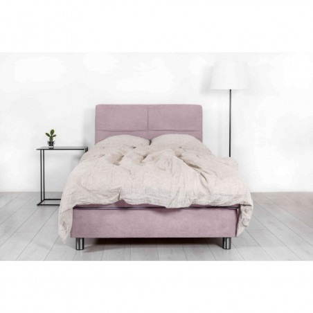Bed with mattress Vento | Pink