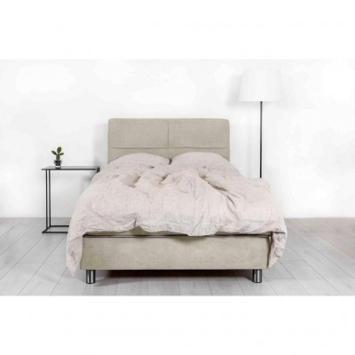 Bed with mattress Vento | Beige