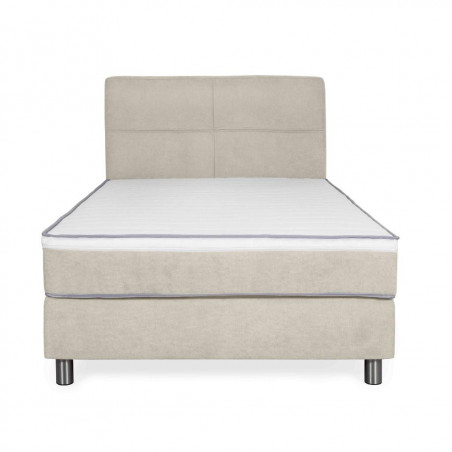 Bed with mattress Vento | Beige