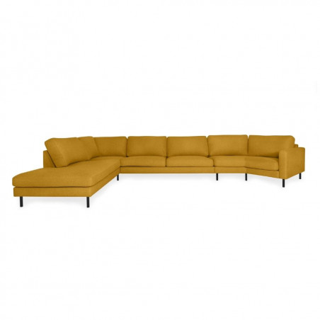 Mocha sofa | Yellow