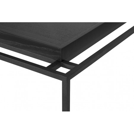 Console table Tray Black Oak