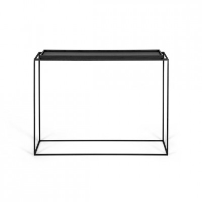 Console table Tray Black Oak