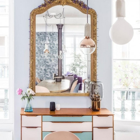Pendant luminaire Base Concrete | Copper