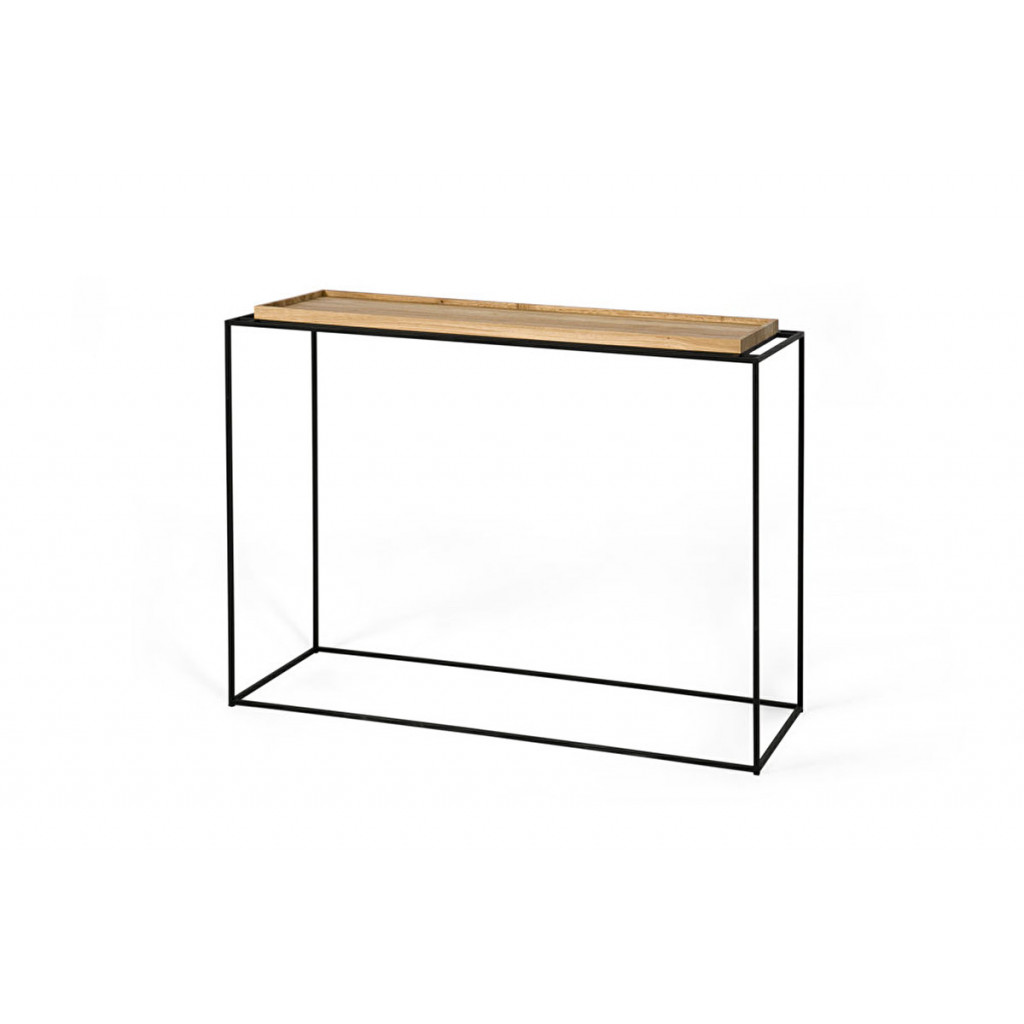 Console table Tray Oak