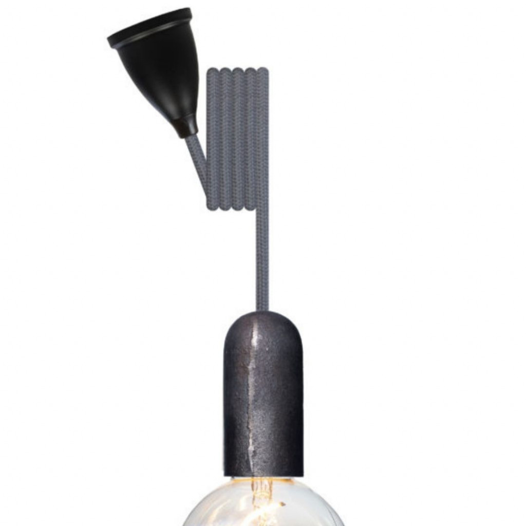 Piekaramais gaismeklis Pamatne Dzelzs | Asphalt | lampas | NMF Home