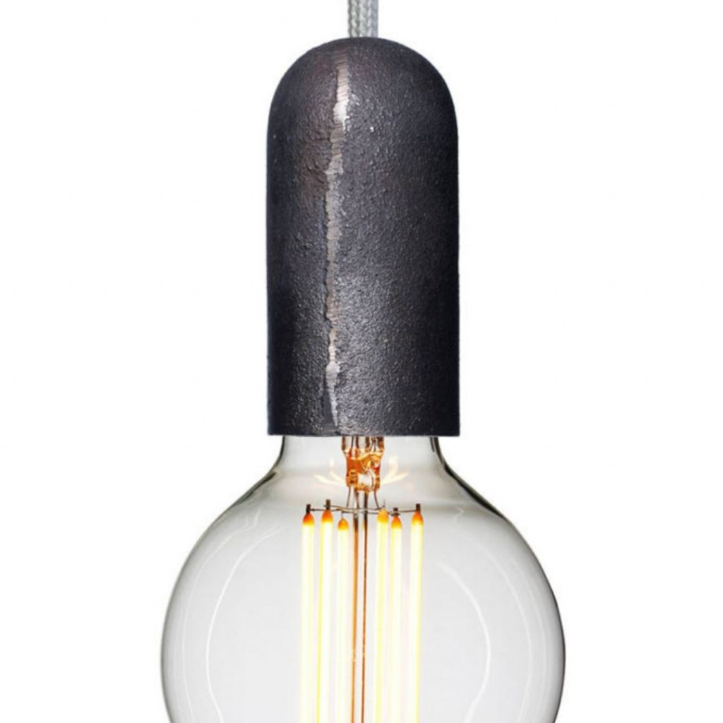 Pendant luminaire Base Iron | Asphalt