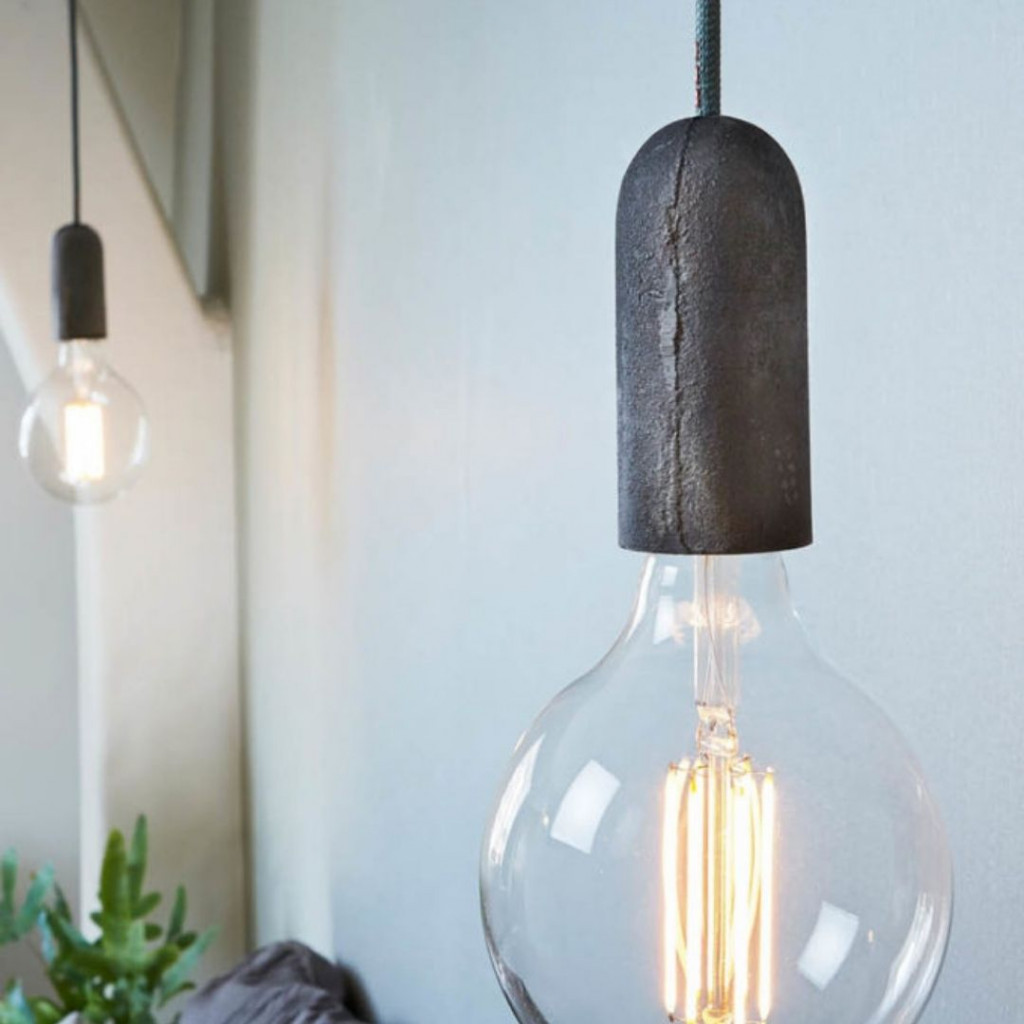 Pendant luminaire Base Iron | Zebra Skin