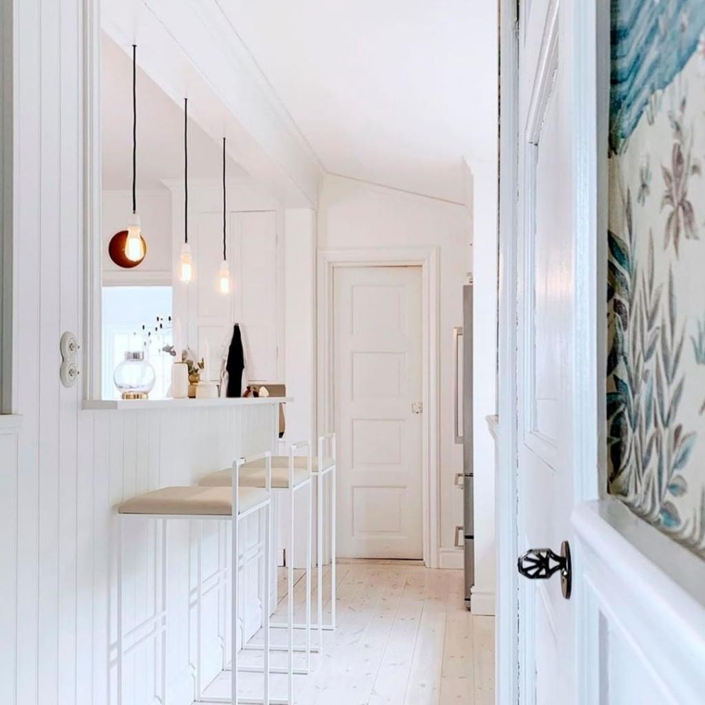 Pendant luminaire Bolt White | Zebra Skin