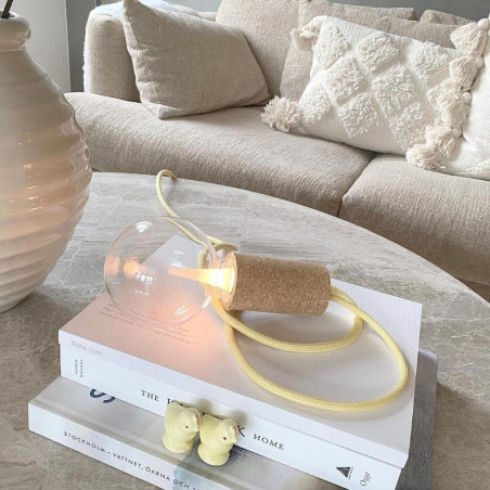 Pendant luminaire Cork Beige | Asphalt