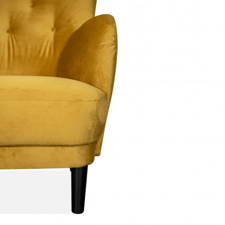 Classic armchair | Yellow