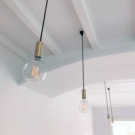 Pendant luminaire Tube Rail | Copper