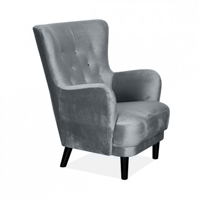 Classic armchair | Light grey
