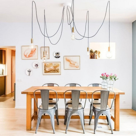 Pendant luminaire Tube Rail | Zebra Skin