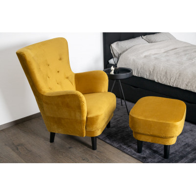 Classic pouf | Yellow