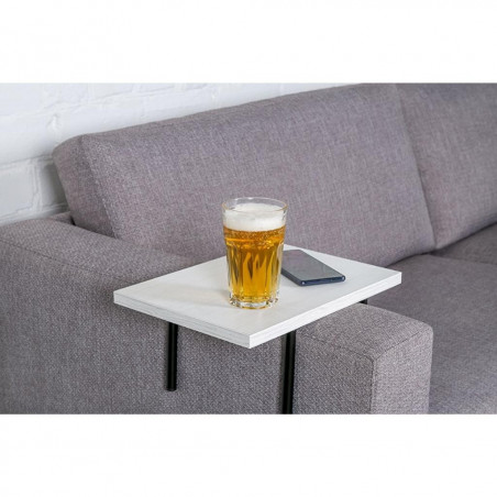 Simple Helper sofa table | White