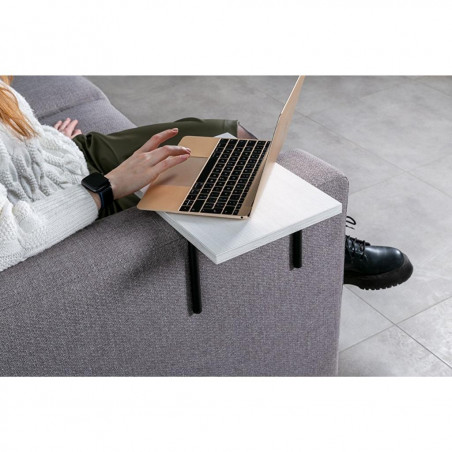 Simple Helper sofa table | White