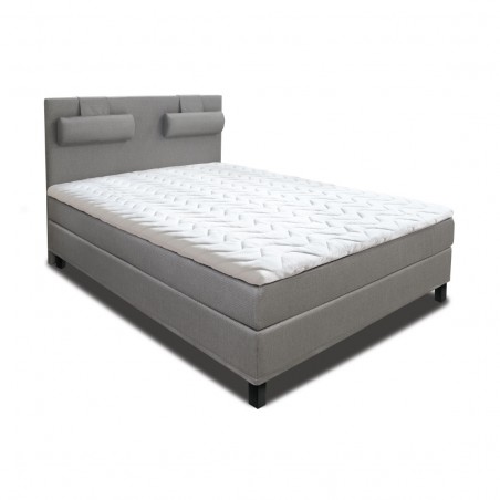 Knock down bed with mattress | Light grey