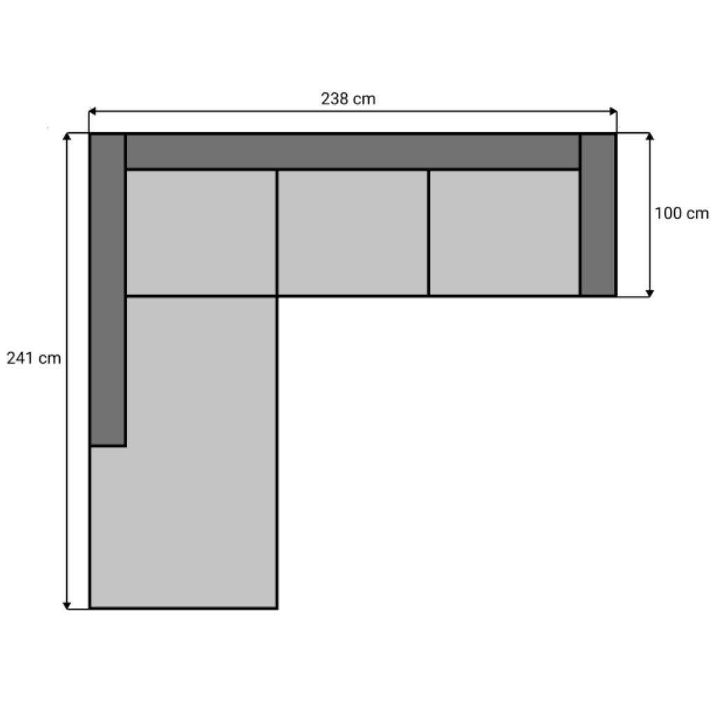 Mocha sofa OC | Žalsva