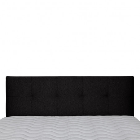 Bed with mattress Oslo | Black