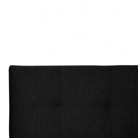 Bed with mattress Oslo | Black