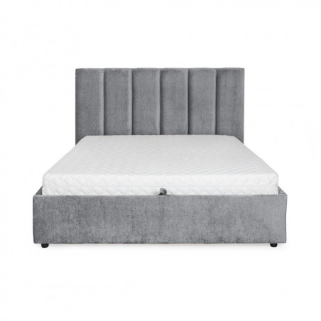 Bed with mattress Maja 1 | Dark grey