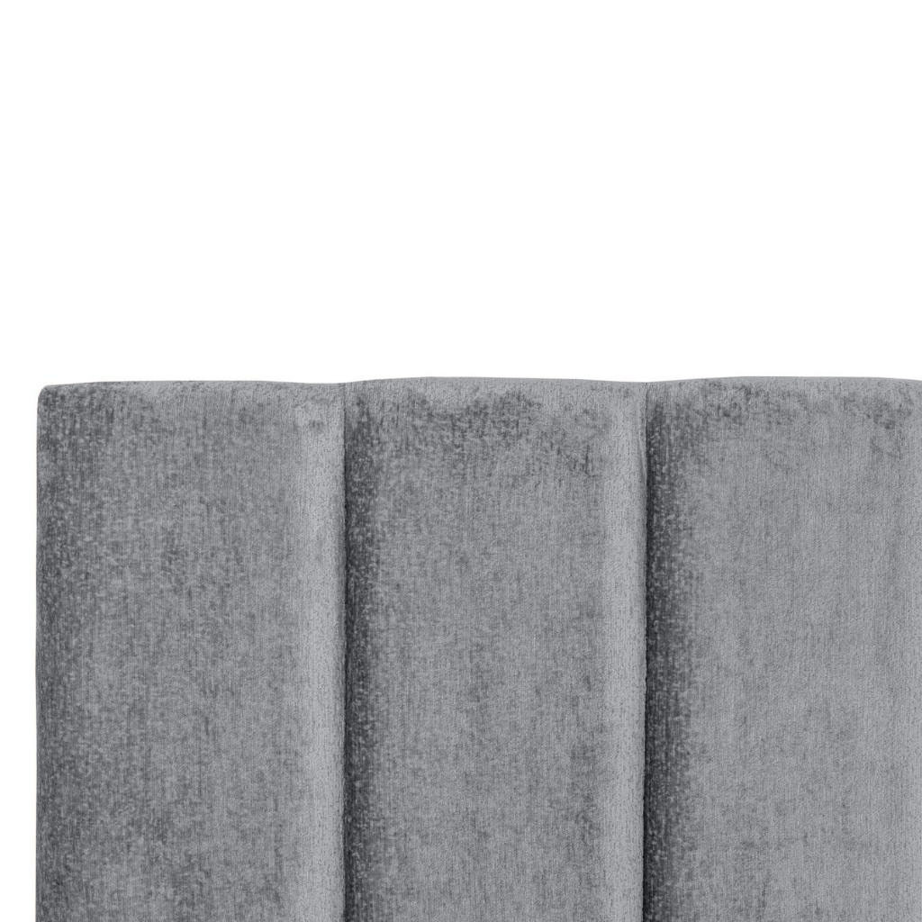 Bed with mattress Maja 1 | Dark grey