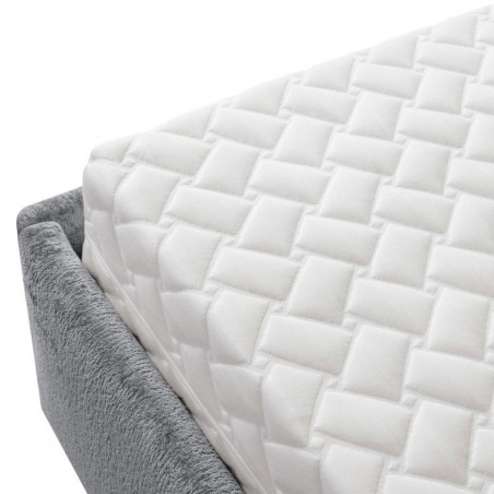 Bed with mattress Maja 1 | Dark grey