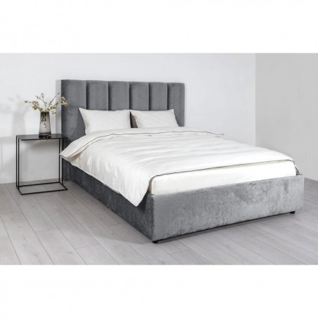 Bed with mattress Maja 1 | Dark grey