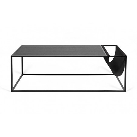 AVEI coffee table | Black leather