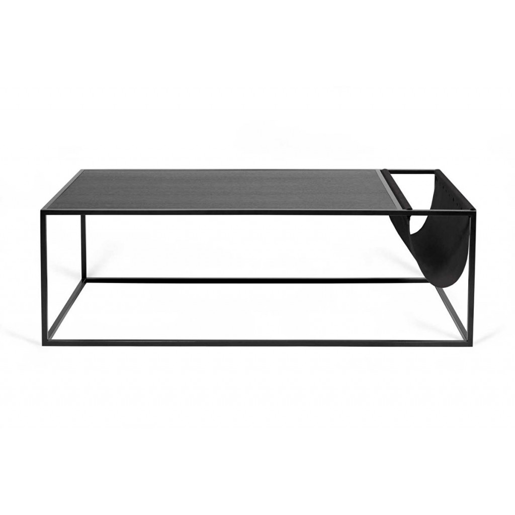 AVEI coffee table | Black leather