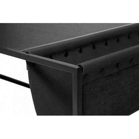 AVEI coffee table | Black leather