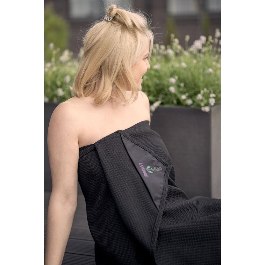 Towel Lavender | Black