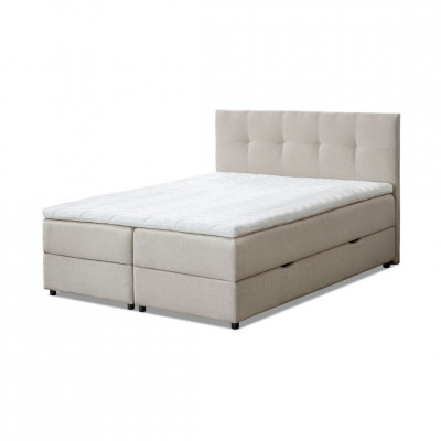 Bed with mattress Oslo | Sand