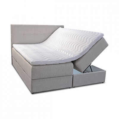 Bed with mattress Oslo | Sand