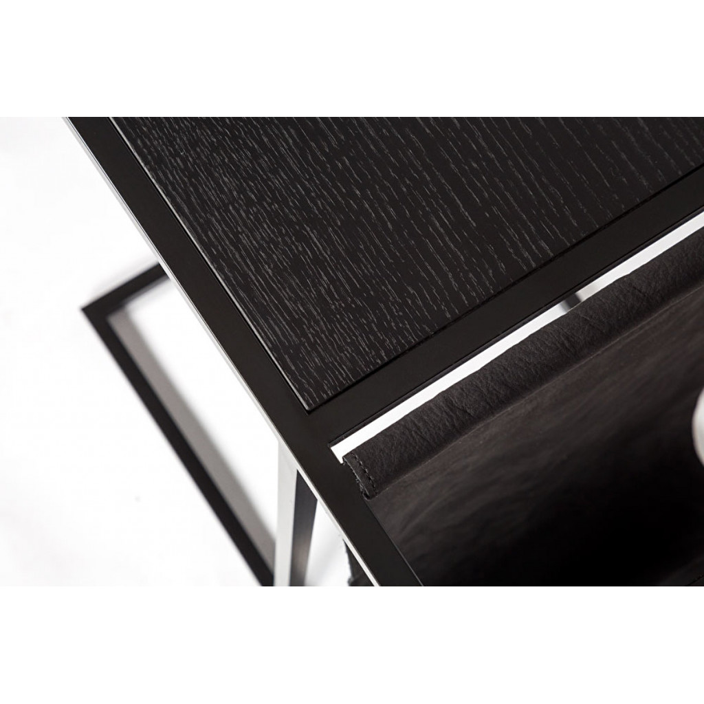 Coffee table for sofa Avei Black leather