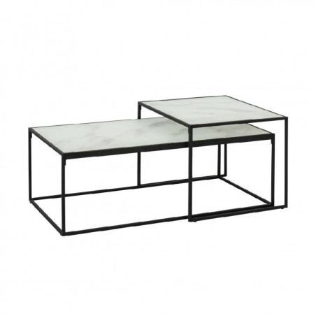 Coffee table Bolton Double | White