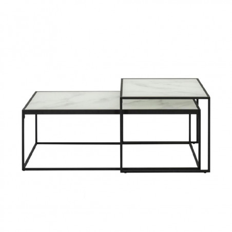 Coffee table Bolton Double | White