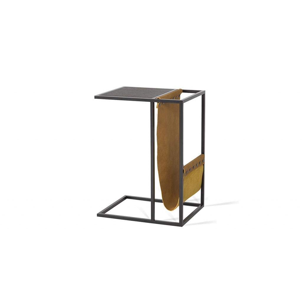 Coffee table for sofa Avei Brown leather