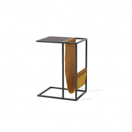 Coffee table for sofa Avei Brown leather