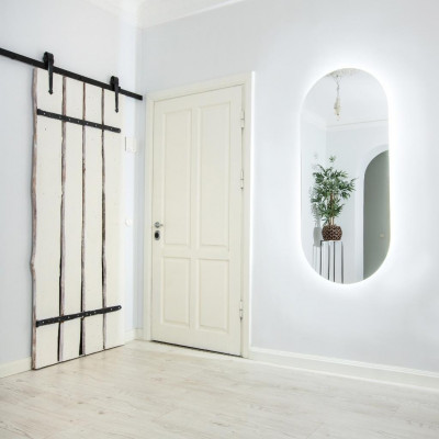 Mirror with LED Rugo