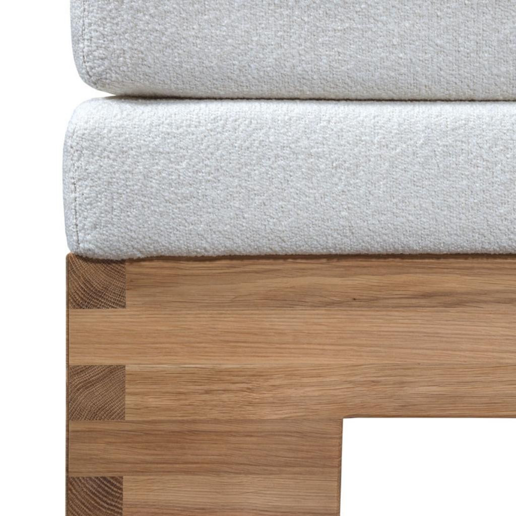 Bed with mattress Doni Lux | White