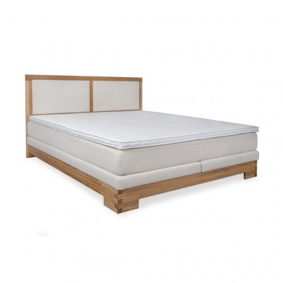 Bed with mattress Doni Lux | White