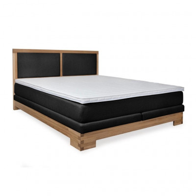 Bed with mattress Doni Lux | Black