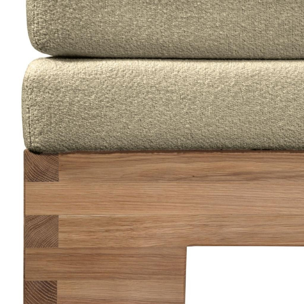 Bed with mattress Doni Lux | Beige