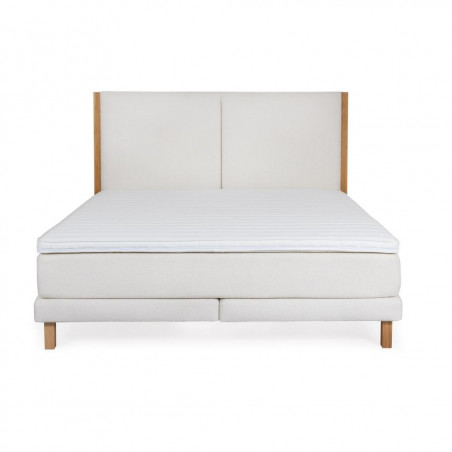 Bed with mattress Modern | White