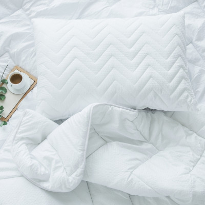 Bedding set Seersucker | White