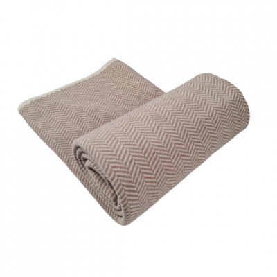 Merino wool blanket - Beige | Sandy